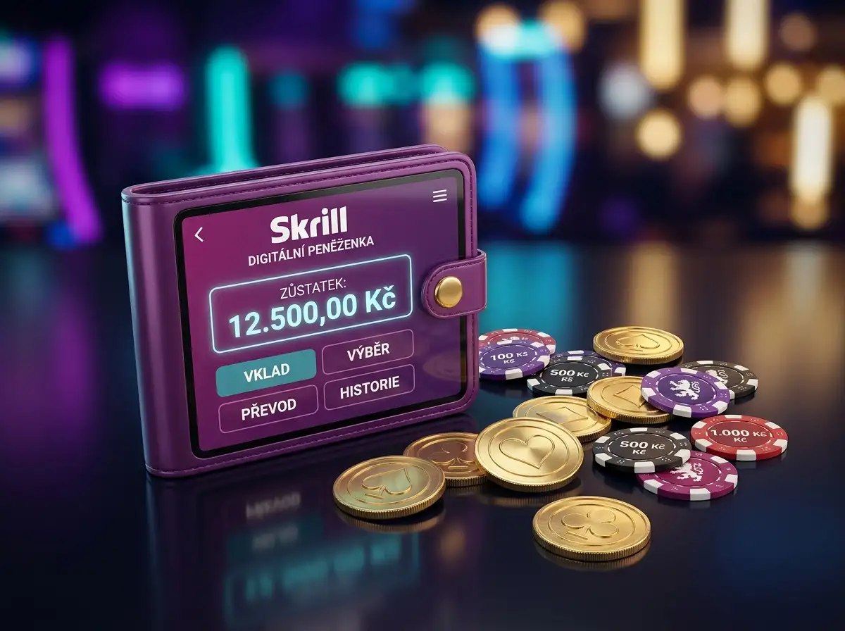 Elektronicka penezenka Skrill pouzivana pro transakce v online kasinech
