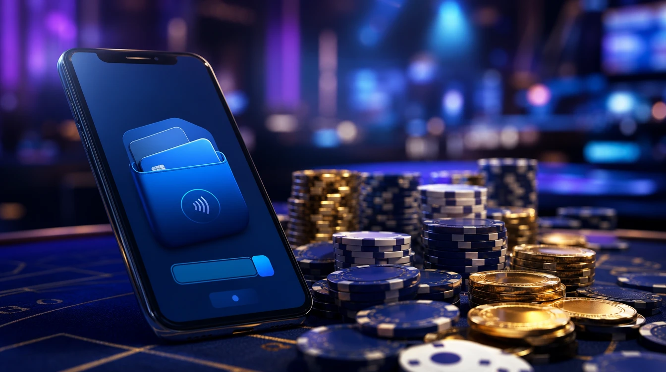 PayPal dijital cüzdanı ve online casino ödeme ekranı görseli