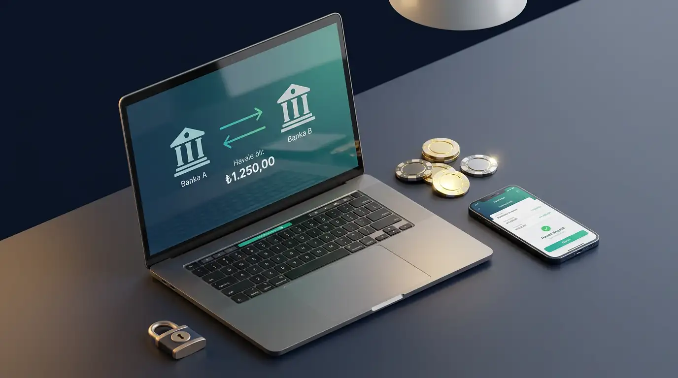 Online kumarhanelerde Sofort odeme sistemi ile aninda banka transferini temsil eden profesyonel gorsel