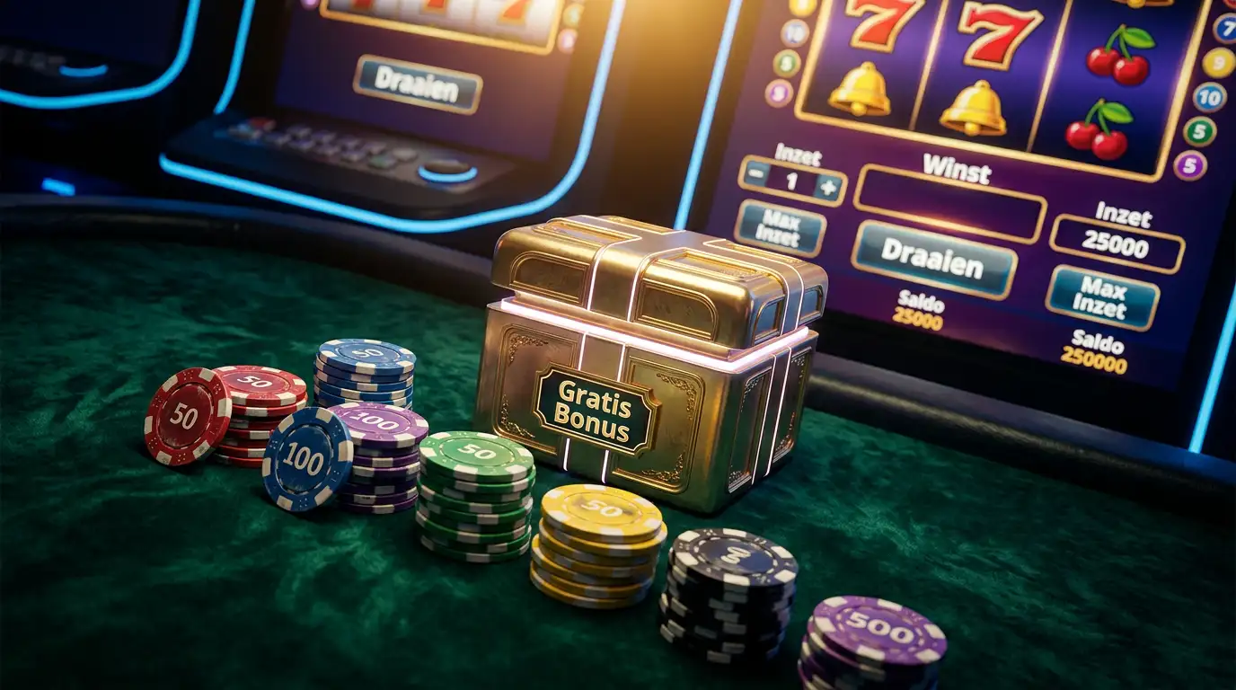 Speelfiches en bonuselementen op een digitaal casinoplatform zonder storting